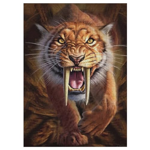 Puzzles Für Erwachsene, 1000 Teile, Tiger, Kreative Holzpuzzles, Praktisches Spiel, Familiendekoration 42×30cm Puzzles Für Erwachsene, 1000 Teile, Tiger, Kreative Holzpuzzles, Praktisches Spiel, Familiendekoration 42×30cm von LLLBBB