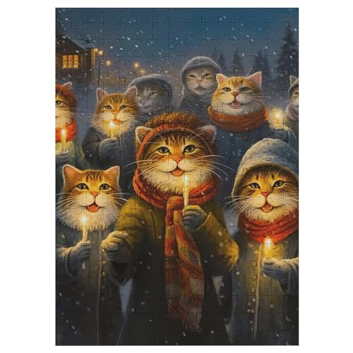 Puzzles Für Erwachsene, 300 Teile, Katze, Kreative Holzpuzzles, Praktisches Spiel, Familiendekoration 42×30cm Puzzles Für Erwachsene, 300 Teile, Katze, Kreative Holzpuzzles, Praktisches Spiel, Familiendekoration 42×30cm von LLLBBB