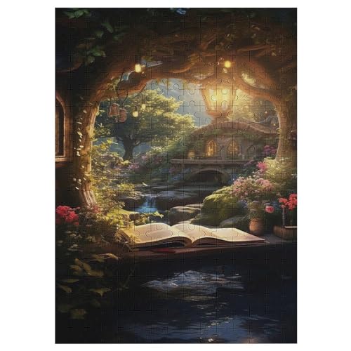 Puzzles Für Erwachsene, Buch Puzzle, 1000 Teile, Kreatives, Geistiges Spielzeug, Kinder, Montagespiele 42×30cm von LLLBBB