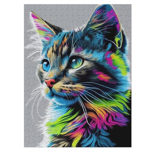 Puzzles Für Erwachsene, Cute Katze Puzzle, 500 Teile, Kreatives, Geistiges Spielzeug, Kinder, Montagespiele 55×41cm Puzzles Für Erwachsene, Cute Katze Puzzle, 500 Teile, Kreatives, Geistiges Spielzeug, Kinder, Montagespiele 55×41cm von LLLBBB
