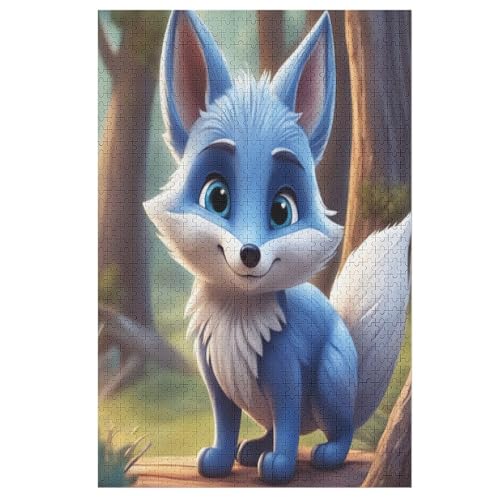 Puzzles Für Erwachsene, Fuchs Puzzle, 1000 Teile, Kreatives, Geistiges Spielzeug, Kinder, Montagespiele 78×53cm von LLLBBB
