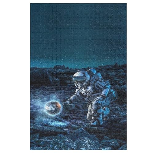 Puzzles Für Erwachsene Astronaut,1000-teilige Puzzle Für Kinder Ab 12 Jahren, Holzpuzzles Für Die Heimdekoration, 78×53cm Puzzles Für Erwachsene Astronaut,1000-teilige Puzzle Für Kinder Ab 12 Jahren, Holzpuzzles Für Die Heimdekoration, 78×53cm von LLLBBB