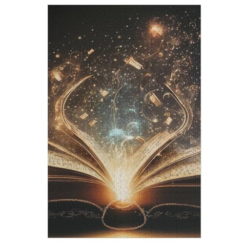 Puzzles Für Erwachsene Buch,1000-teilige Puzzle Für Kinder Ab 12 Jahren, Holzpuzzles Für Die Heimdekoration, 78×53cm Puzzles Für Erwachsene Buch,1000-teilige Puzzle Für Kinder Ab 12 Jahren, Holzpuzzles Für Die Heimdekoration, 78×53cm von LLLBBB