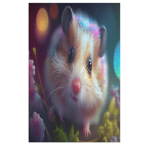 Puzzles Für Erwachsene Hamster,1000-teilige Puzzle Für Kinder Ab 12 Jahren, Holzpuzzles Für Die Heimdekoration, 78×53cm Puzzles Für Erwachsene Hamster,1000-teilige Puzzle Für Kinder Ab 12 Jahren, Holzpuzzles Für Die Heimdekoration, 78×53cm von LLLBBB