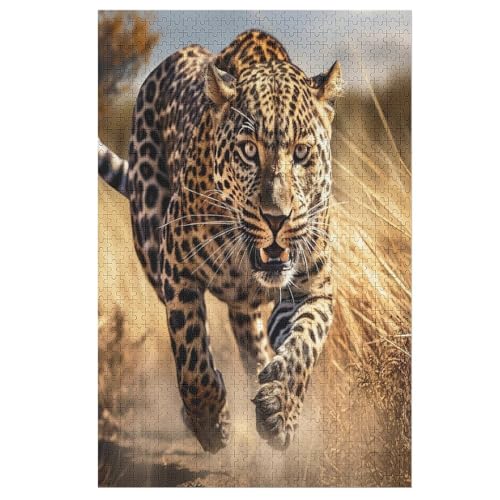 Puzzles Für Erwachsene Leopard,1000-teilige Puzzle Für Kinder Ab 12 Jahren, Holzpuzzles Für Die Heimdekoration, 78×53cm Puzzles Für Erwachsene Leopard,1000-teilige Puzzle Für Kinder Ab 12 Jahren, Holzpuzzles Für Die Heimdekoration, 78×53cm von LLLBBB