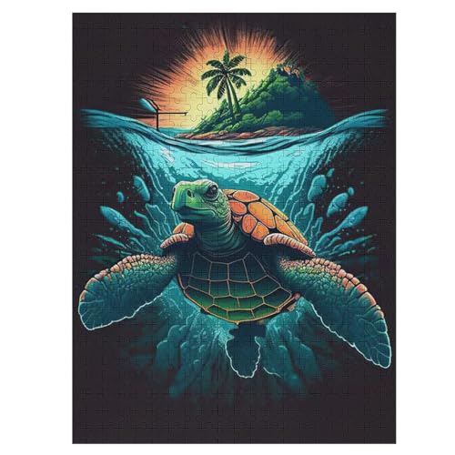 Puzzles Für Erwachsene Schildkröte,1000-teilige Puzzle Für Kinder Ab 12 Jahren, Holzpuzzles Für Die Heimdekoration, 55×41cm Puzzles Für Erwachsene Schildkröte,1000-teilige Puzzle Für Kinder Ab 12 Jahren, Holzpuzzles Für Die Heimdekoration, 55×41cm von LLLBBB