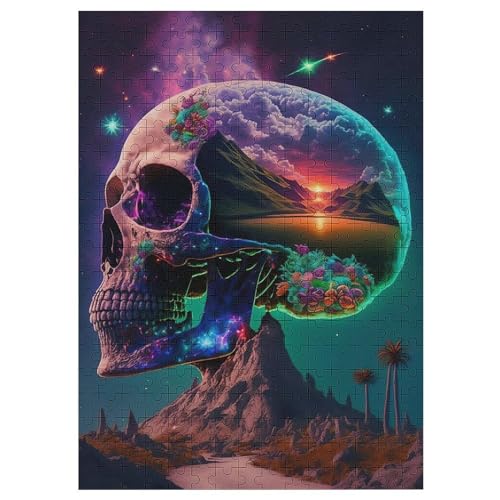 Puzzles Für Erwachsene Totenkopf,1000-teilige Puzzle Für Kinder Ab 12 Jahren, Holzpuzzles Für Die Heimdekoration, 42×30cm Puzzles Für Erwachsene Totenkopf,1000-teilige Puzzle Für Kinder Ab 12 Jahren, Holzpuzzles Für Die Heimdekoration, 42×30cm von LLLBBB