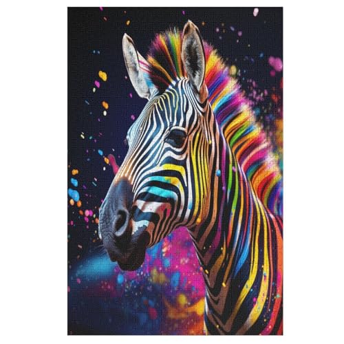 Puzzles Für Erwachsene Zebra,1000-teilige Puzzle Für Kinder Ab 12 Jahren, Holzpuzzles Für Die Heimdekoration, 78×53cm Puzzles Für Erwachsene Zebra,1000-teilige Puzzle Für Kinder Ab 12 Jahren, Holzpuzzles Für Die Heimdekoration, 78×53cm von LLLBBB