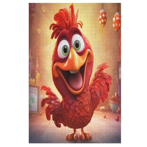 Puzzles Hahn, 1000 Teile, Puzzle Aus Holz Für Erwachsene Und Kinder Ab 12 Jahren, Lernspielzeug 78×53cm Puzzles Hahn, 1000 Teile, Puzzle Aus Holz Für Erwachsene Und Kinder Ab 12 Jahren, Lernspielzeug 78×53cm von LLLBBB