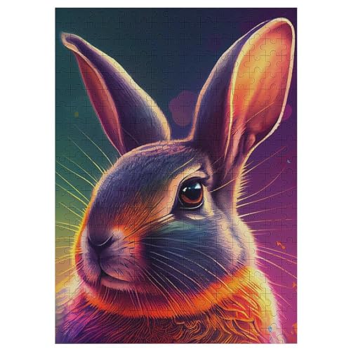 Puzzles Kaninchen, 1000-teiliges Holzpuzzle Für Erwachsene Und Kinder Ab 12 Jahren. Tolles Geschenk Für Erwachsene 42×30cm Puzzles Kaninchen, 1000-teiliges Holzpuzzle Für Erwachsene Und Kinder Ab 12 Jahren. Tolles Geschenk Für Erwachsene 42×30cm von LLLBBB