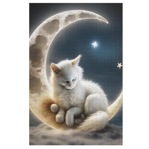 Puzzles Katze, 1000 Teile, Puzzle Aus Holz Für Erwachsene Und Kinder Ab 12 Jahren, Lernspielzeug 78×53cm Puzzles Katze, 1000 Teile, Puzzle Aus Holz Für Erwachsene Und Kinder Ab 12 Jahren, Lernspielzeug 78×53cm von LLLBBB