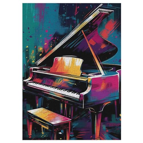 Puzzles Klavier, 1000-teiliges Holzpuzzle Für Erwachsene Und Kinder Ab 12 Jahren. Tolles Geschenk Für Erwachsene 42×30cm Puzzles Klavier, 1000-teiliges Holzpuzzle Für Erwachsene Und Kinder Ab 12 Jahren. Tolles Geschenk Für Erwachsene 42×30cm von LLLBBB