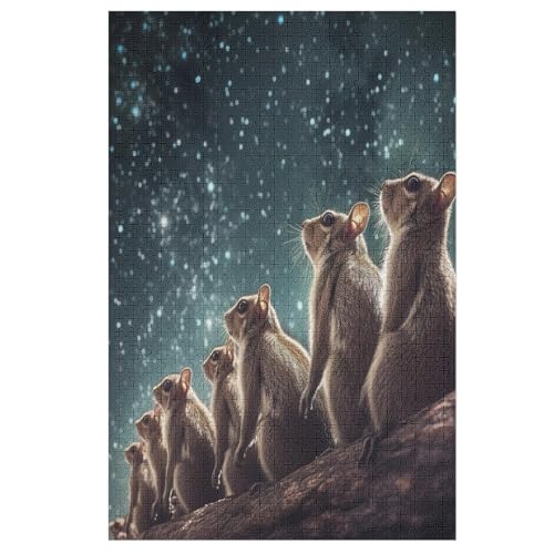 Puzzles Maus, 1000 Teile, Puzzle Aus Holz Für Erwachsene Und Kinder Ab 12 Jahren, Lernspielzeug 78×53cm Puzzles Maus, 1000 Teile, Puzzle Aus Holz Für Erwachsene Und Kinder Ab 12 Jahren, Lernspielzeug 78×53cm von LLLBBB