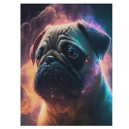 Puzzles Mops, 1000 Teile, Puzzle Aus Holz Für Erwachsene Und Kinder Ab 12 Jahren, Lernspielzeug 55×41cm Puzzles Mops, 1000 Teile, Puzzle Aus Holz Für Erwachsene Und Kinder Ab 12 Jahren, Lernspielzeug 55×41cm von LLLBBB