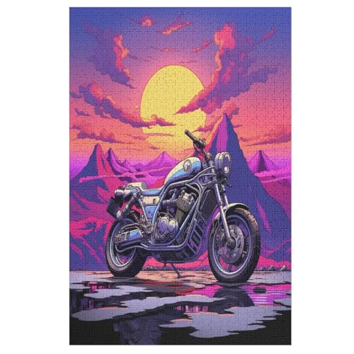 Puzzles Motorrad, 1000 Teile, Puzzle Aus Holz Für Erwachsene Und Kinder Ab 12 Jahren, Lernspielzeug 78×53cm Puzzles Motorrad, 1000 Teile, Puzzle Aus Holz Für Erwachsene Und Kinder Ab 12 Jahren, Lernspielzeug 78×53cm von LLLBBB