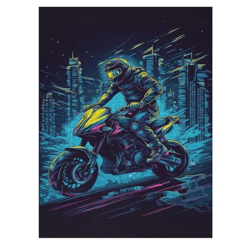 Puzzles Motorrad, 1000-teiliges Holzpuzzle Für Erwachsene Und Kinder Ab 12 Jahren. Tolles Geschenk Für Erwachsene 55×41cm Puzzles Motorrad, 1000-teiliges Holzpuzzle Für Erwachsene Und Kinder Ab 12 Jahren. Tolles Geschenk Für Erwachsene 55×41cm von LLLBBB