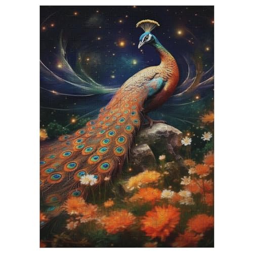 Puzzles Pfau, 1000 Teile, Puzzle Aus Holz Für Erwachsene Und Kinder Ab 12 Jahren, Lernspielzeug 42×30cm Puzzles Pfau, 1000 Teile, Puzzle Aus Holz Für Erwachsene Und Kinder Ab 12 Jahren, Lernspielzeug 42×30cm von LLLBBB