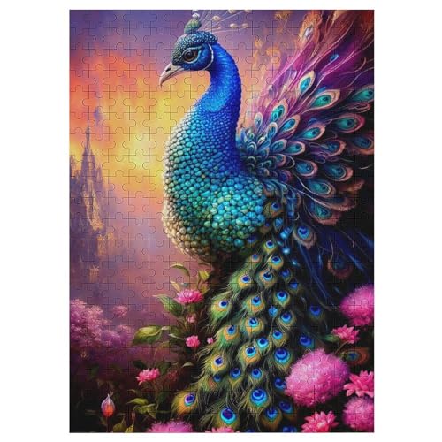 Puzzles Pfau, 300 Teile, Puzzle Aus Holz Für Erwachsene Und Kinder Ab 12 Jahren, Lernspielzeug 42×30cm Puzzles Pfau, 300 Teile, Puzzle Aus Holz Für Erwachsene Und Kinder Ab 12 Jahren, Lernspielzeug 42×30cm von LLLBBB