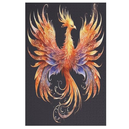 Puzzles Phönix, 1000 Teile, Puzzle Aus Holz Für Erwachsene Und Kinder Ab 12 Jahren, Lernspielzeug 78×53cm Puzzles Phönix, 1000 Teile, Puzzle Aus Holz Für Erwachsene Und Kinder Ab 12 Jahren, Lernspielzeug 78×53cm von LLLBBB