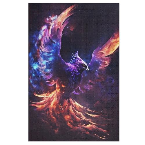 Puzzles Phönix, 1000 Teile, Puzzle Aus Holz Für Erwachsene Und Kinder Ab 12 Jahren, Lernspielzeug 78×53cm Puzzles Phönix, 1000 Teile, Puzzle Aus Holz Für Erwachsene Und Kinder Ab 12 Jahren, Lernspielzeug 78×53cm von LLLBBB