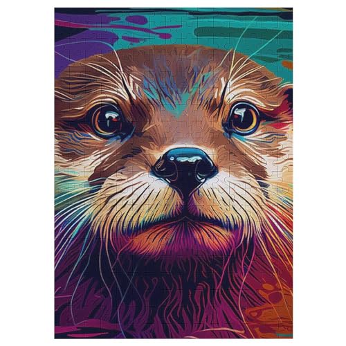 Puzzles Pirat Otter, 1000-teiliges Holzpuzzle Für Erwachsene Und Kinder Ab 12 Jahren. Tolles Geschenk Für Erwachsene 42×30cm Puzzles Pirat Otter, 1000-teiliges Holzpuzzle Für Erwachsene Und Kinder Ab 12 Jahren. Tolles Geschenk Für Erwachsene 42×30cm von LLLBBB