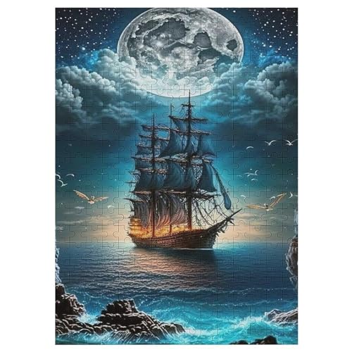 Puzzles Piratenschiff,Boat, 1000 Teile, Puzzle Aus Holz Für Erwachsene Und Kinder Ab 12 Jahren, Lernspielzeug 42×30cm Puzzles Piratenschiff,Boat, 1000 Teile, Puzzle Aus Holz Für Erwachsene Und Kinder Ab 12 Jahren, Lernspielzeug 42×30cm von LLLBBB