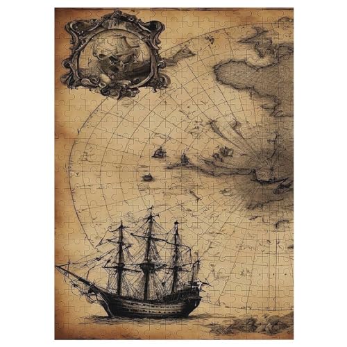 Puzzles Piratenschiff,Boat, 1000-teiliges Holzpuzzle Für Erwachsene Und Kinder Ab 12 Jahren. Tolles Geschenk Für Erwachsene 42×30cm Puzzles Piratenschiff,Boat, 1000-teiliges Holzpuzzle Für Erwachsene Und Kinder Ab 12 Jahren. Tolles Geschenk Für Erwachsene 42×30cm von LLLBBB