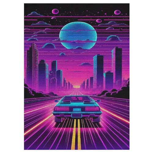 Puzzles Sportwagen, 1000 Teile, Puzzle Aus Holz Für Erwachsene Und Kinder Ab 12 Jahren, Lernspielzeug 42×30cm von LLLBBB