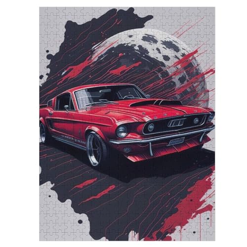Puzzles Sportwagen, 1000 Teile, Puzzle Aus Holz Für Erwachsene Und Kinder Ab 12 Jahren, Lernspielzeug 55×41cm Puzzles Sportwagen, 1000 Teile, Puzzle Aus Holz Für Erwachsene Und Kinder Ab 12 Jahren, Lernspielzeug 55×41cm von LLLBBB