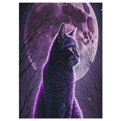 Puzzles Tierkatze, 1000 Teile, Puzzle Aus Holz Für Erwachsene Und Kinder Ab 12 Jahren, Lernspielzeug 42×30cm Puzzles Tierkatze, 1000 Teile, Puzzle Aus Holz Für Erwachsene Und Kinder Ab 12 Jahren, Lernspielzeug 42×30cm von LLLBBB