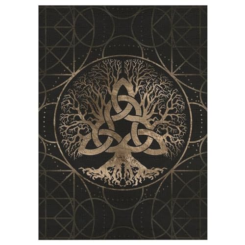 Puzzles Wikingermythos, 1000 Teile, Puzzle Aus Holz Für Erwachsene Und Kinder Ab 12 Jahren, Lernspielzeug 42×30cm Puzzles Wikingermythos, 1000 Teile, Puzzle Aus Holz Für Erwachsene Und Kinder Ab 12 Jahren, Lernspielzeug 42×30cm von LLLBBB