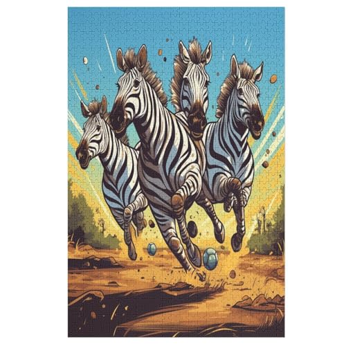 Puzzles Zebra, 1000 Teile, Puzzle Aus Holz Für Erwachsene Und Kinder Ab 12 Jahren, Lernspielzeug 78×53cm Puzzles Zebra, 1000 Teile, Puzzle Aus Holz Für Erwachsene Und Kinder Ab 12 Jahren, Lernspielzeug 78×53cm von LLLBBB