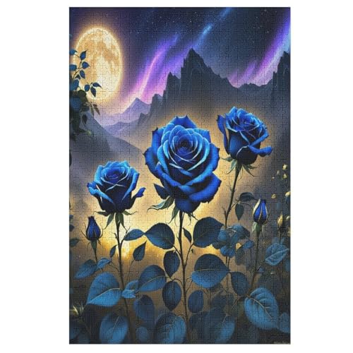 Rose Puzzle 1000 Teile, Holzpuzzle Herausforderndes Geschicklichkeitsspiel Für Die Ganze Familie, Kinder Erwachsenenpuzzle Ab 12 Jahren 78×53cm Rose Puzzle 1000 Teile, Holzpuzzle Herausforderndes Geschicklichkeitsspiel Für Die Ganze Familie, Kinder Erwachsenenpuzzle Ab 12 Jahren 78×53cm von LLLBBB