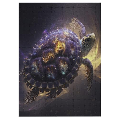 Schildkröte -Puzzle, 1000 Teile,Holzpuzzle Für Erwachsene Kinder, Lustiges Spielzeug, Denkspiel, Bildungsspiel, 42×30cm von LLLBBB
