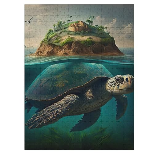 Schildkröte-Puzzlespiel Aus Holz, 1000 Puzzleteile, Puzzle Für Teenager Und Erwachsene, Kreatives Spielzeug, Puzzles, 55×41cm Schildkröte-Puzzlespiel Aus Holz, 1000 Puzzleteile, Puzzle Für Teenager Und Erwachsene, Kreatives Spielzeug, Puzzles, 55×41cm von LLLBBB