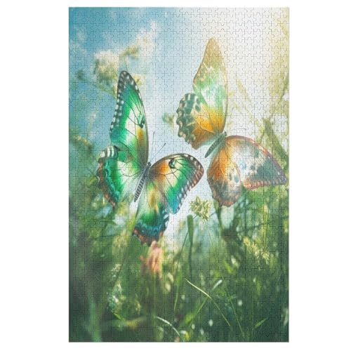 Schmetterling Holzpuzzle Für Erwachsene Teenager Stress Abbauen Familien-Puzzlespiel Poster 1000-teiliges Puzzle Kinder Lernspiel 78×53cm Schmetterling Holzpuzzle Für Erwachsene Teenager Stress Abbauen Familien-Puzzlespiel Poster 1000-teiliges Puzzle Kinder Lernspiel 78×53cm von LLLBBB