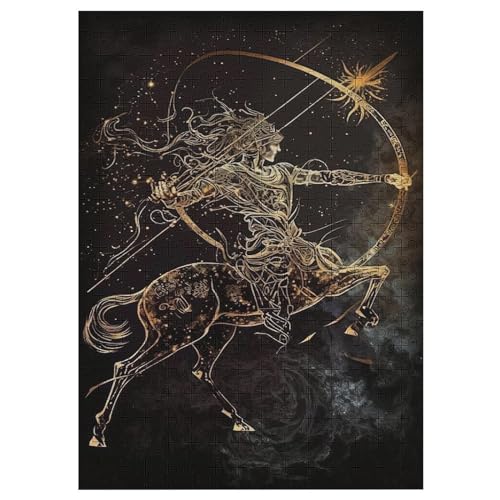 Schütze 1000 Teile Premium-Puzzles Für Erwachsene Kinder- Holzpuzzles Spaß Und Lernspiele - Perfekte Puzzle-Geschenke 42×30cm Schütze 1000 Teile Premium-Puzzles Für Erwachsene Kinder- Holzpuzzles Spaß Und Lernspiele - Perfekte Puzzle-Geschenke 42×30cm von LLLBBB
