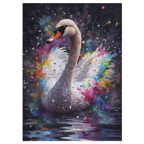 Schwan -Puzzle, 1000 Teile,Holzpuzzle Für Erwachsene Kinder, Lustiges Spielzeug, Denkspiel, Bildungsspiel, 42×30cm Schwan -Puzzle, 1000 Teile,Holzpuzzle Für Erwachsene Kinder, Lustiges Spielzeug, Denkspiel, Bildungsspiel, 42×30cm von LLLBBB