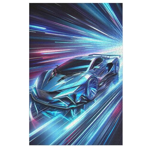Sportwagen Puzzle 1000 Teile, Holzpuzzle Für Erwachsene Kinder, Impossible Puzzles, Geschicklichkeitsspiel Für Die Ganze Familie 78×53cm Sportwagen Puzzle 1000 Teile, Holzpuzzle Für Erwachsene Kinder, Impossible Puzzles, Geschicklichkeitsspiel Für Die Ganze Familie 78×53cm von LLLBBB
