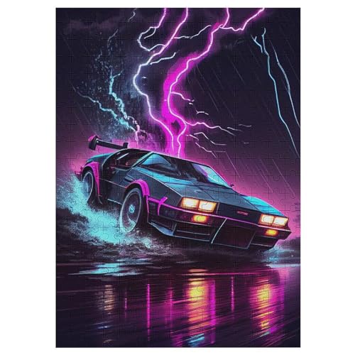Sportwagen Puzzle Für Erwachsene,1000-teiliges Puzzles, Für Kinder,Holzpuzzle,Lernspielzeug, 42×30cm Sportwagen Puzzle Für Erwachsene,1000-teiliges Puzzles, Für Kinder,Holzpuzzle,Lernspielzeug, 42×30cm von LLLBBB