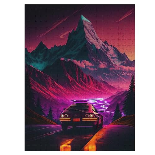 Sportwagen-Puzzlespiel Aus Holz, 1000 Puzzleteile, Puzzle Für Teenager Und Erwachsene, Kreatives Spielzeug, Puzzles, 55×41cm Sportwagen-Puzzlespiel Aus Holz, 1000 Puzzleteile, Puzzle Für Teenager Und Erwachsene, Kreatives Spielzeug, Puzzles, 55×41cm von LLLBBB