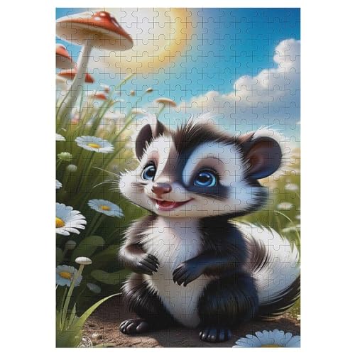 Stinktier 1000 Teile Puzzles Für Erwachsene Holzpuzzle Familienpuzzlespiel Stressabbau-Puzzle Für Kinder Ab 12 Jahren 42×30cm Stinktier 1000 Teile Puzzles Für Erwachsene Holzpuzzle Familienpuzzlespiel Stressabbau-Puzzle Für Kinder Ab 12 Jahren 42×30cm von LLLBBB