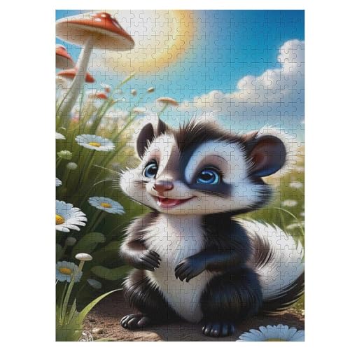 Stinktier Holzpuzzle - Puzzle Für Erwachsene, 1000-teilige Puzzles Für Teenager Und Kinder, Herausfordernde Spiele 55×41cm Stinktier Holzpuzzle - Puzzle Für Erwachsene, 1000-teilige Puzzles Für Teenager Und Kinder, Herausfordernde Spiele 55×41cm von LLLBBB