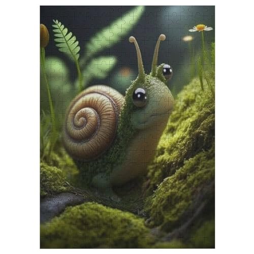 Süße Schnecke Puzzle 300 Teile, Holzpuzzle Herausforderndes Geschicklichkeitsspiel Für Die Ganze Familie, Kinder Erwachsenenpuzzle Ab 12 Jahren 42×30cm Süße Schnecke Puzzle 300 Teile, Holzpuzzle Herausforderndes Geschicklichkeitsspiel Für Die Ganze Familie, Kinder Erwachsenenpuzzle Ab 12 Jahren 42×30cm von LLLBBB