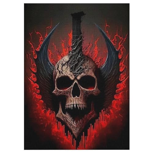 Totenkopf 1000 Teile Puzzles Für Erwachsene Holzpuzzle Familienpuzzlespiel Stressabbau-Puzzle Für Kinder Ab 12 Jahren 42×30cm Totenkopf 1000 Teile Puzzles Für Erwachsene Holzpuzzle Familienpuzzlespiel Stressabbau-Puzzle Für Kinder Ab 12 Jahren 42×30cm von LLLBBB
