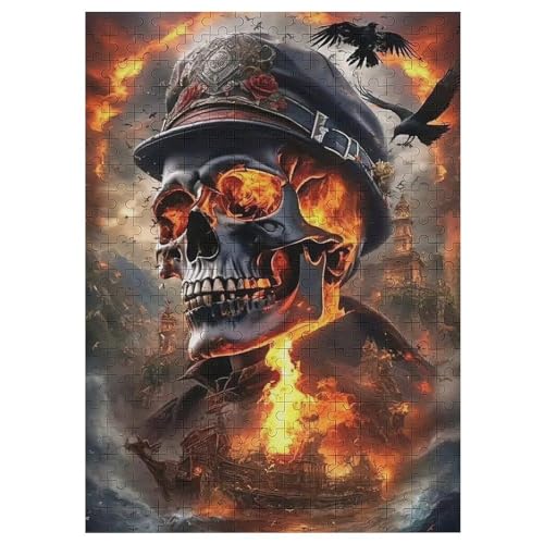 Totenkopf Holzpuzzle - Puzzle Für Erwachsene, 1000-teilige Puzzles Für Teenager Und Kinder, Herausfordernde Spiele 42×30cm Totenkopf Holzpuzzle - Puzzle Für Erwachsene, 1000-teilige Puzzles Für Teenager Und Kinder, Herausfordernde Spiele 42×30cm von LLLBBB