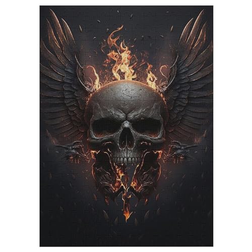 Totenkopf Puzzle 1000 Teile, Holzpuzzle Für Erwachsene Kinder, Impossible Puzzles, Geschicklichkeitsspiel Für Die Ganze Familie 42×30cm Totenkopf Puzzle 1000 Teile, Holzpuzzle Für Erwachsene Kinder, Impossible Puzzles, Geschicklichkeitsspiel Für Die Ganze Familie 42×30cm von LLLBBB