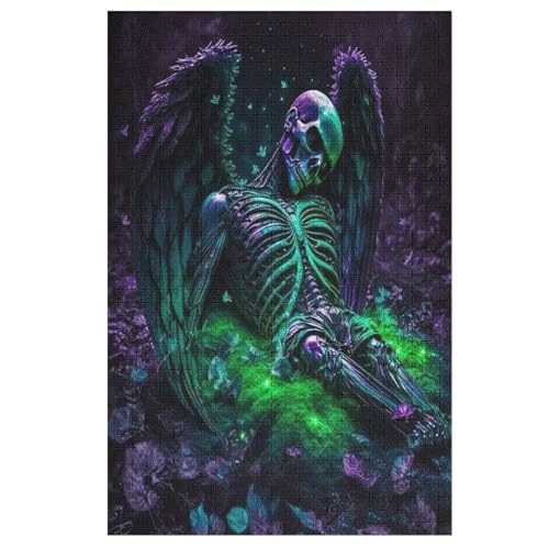 Totenkopf Puzzle 1000 Teile, Holzpuzzle Für Erwachsene Kinder, Impossible Puzzles, Geschicklichkeitsspiel Für Die Ganze Familie 78×53cm Totenkopf Puzzle 1000 Teile, Holzpuzzle Für Erwachsene Kinder, Impossible Puzzles, Geschicklichkeitsspiel Für Die Ganze Familie 78×53cm von LLLBBB