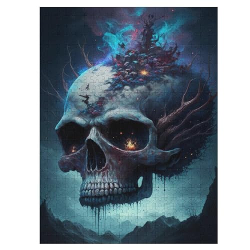 Totenkopf-Puzzlespiel Aus Holz, 1000 Puzzleteile, Puzzle Für Teenager Und Erwachsene, Kreatives Spielzeug, Puzzles, 55×41cm Totenkopf-Puzzlespiel Aus Holz, 1000 Puzzleteile, Puzzle Für Teenager Und Erwachsene, Kreatives Spielzeug, Puzzles, 55×41cm von LLLBBB