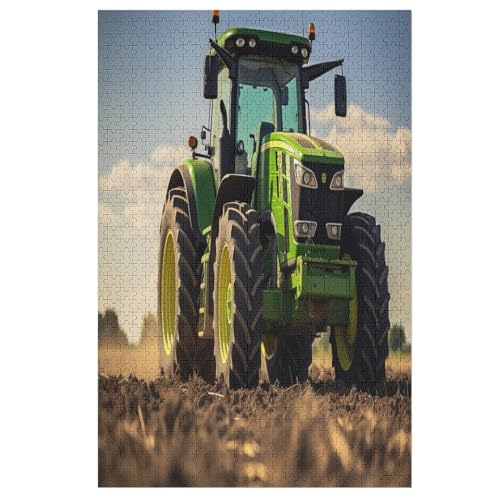 Traktor Holzpuzzle 1000 Teile Klassische Puzzles Erwachsene Kinder Puzzle DIY Kit Holzspielzeug Einzigartiges Geschenk 78×53cm Traktor Holzpuzzle 1000 Teile Klassische Puzzles Erwachsene Kinder Puzzle DIY Kit Holzspielzeug Einzigartiges Geschenk 78×53cm von LLLBBB